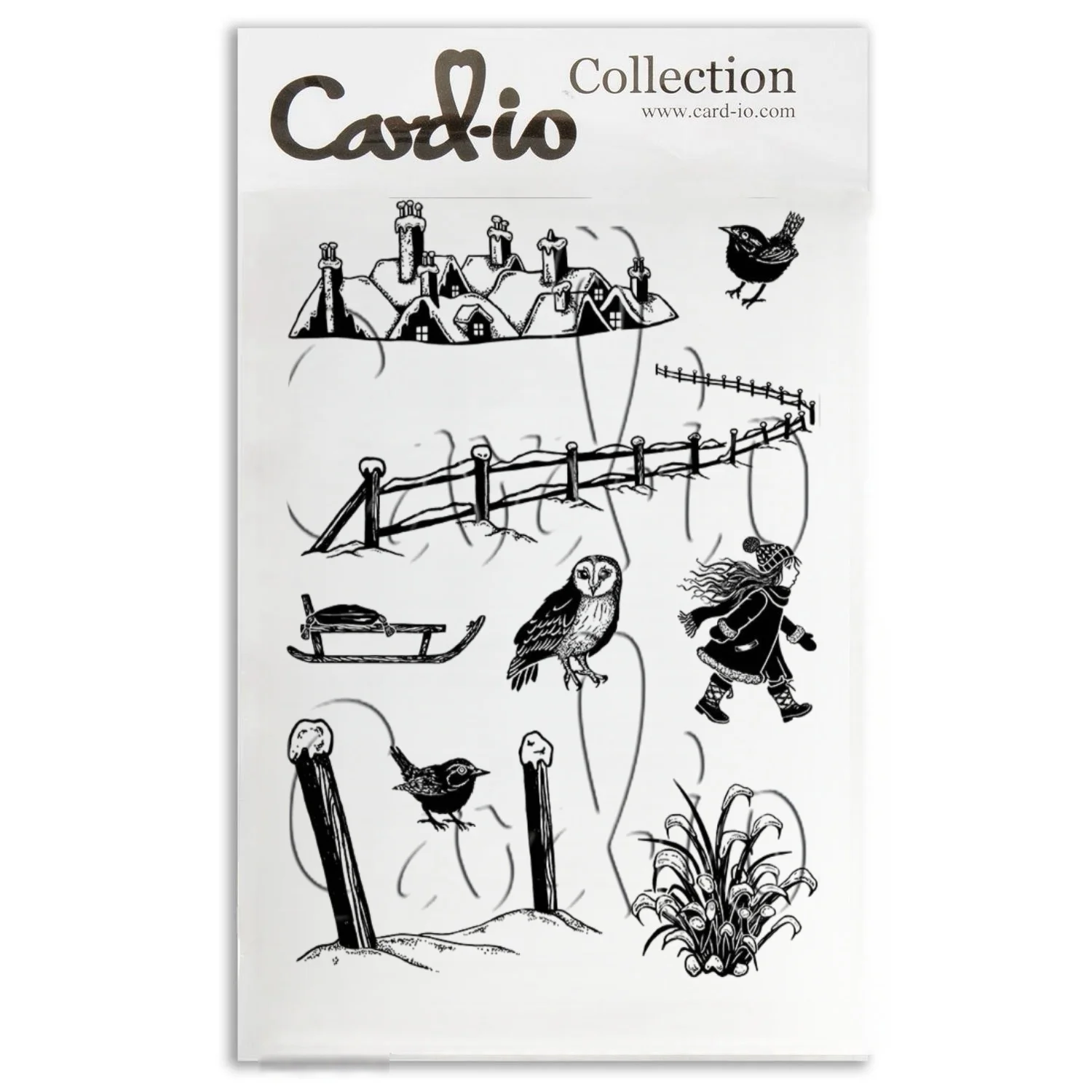 July 2026 New Christmas Joy Collection Snow Clear Stamps Stencil for DIY Making Card Scrapbook Embossed Paper Stamps Supplies image 3
