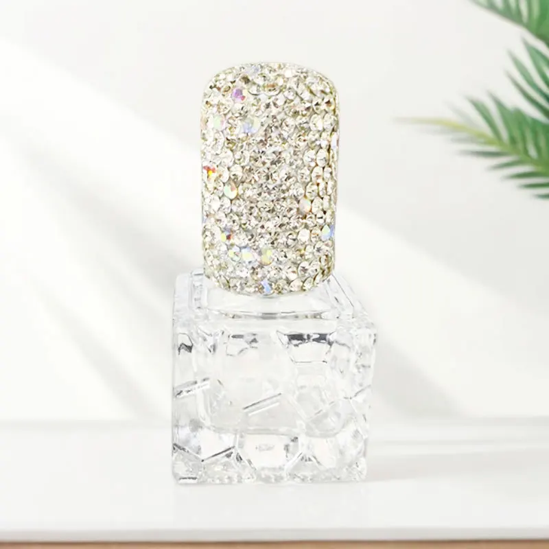 Diamond Perfume Bottle 10ML Portable Spray Glass Bottle Cosmetic Container Travel Ultra Atomizer Sanitizer Line Mist Sprayer