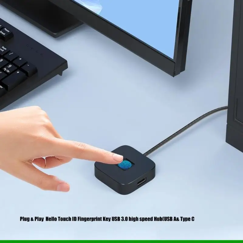 U55C Portable USB Fingerprints Unlocks Device For Laptop And Desktop With Passwords Encryption