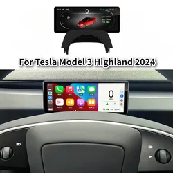 Cámara de marcha atrás inteligente de alta definición para Tesla Model 3 Highland 2024, pantalla HUD, compatible con accesorios para salpicadero Carplay