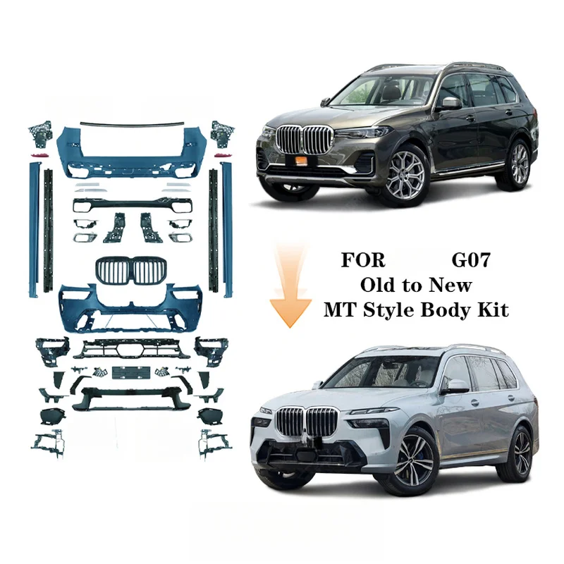 High Quality MT Style Old To New Body Kit Bumper Upgrade Fit For X7 G07 2018-2022 Update To 2023+