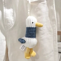 Cartoon Cute Plush Ugly Duck Keychain Toy Soft Key Ring Lady Girl Charm Bag Pendant Car New Kids Cute Duck Keyring Children Gift