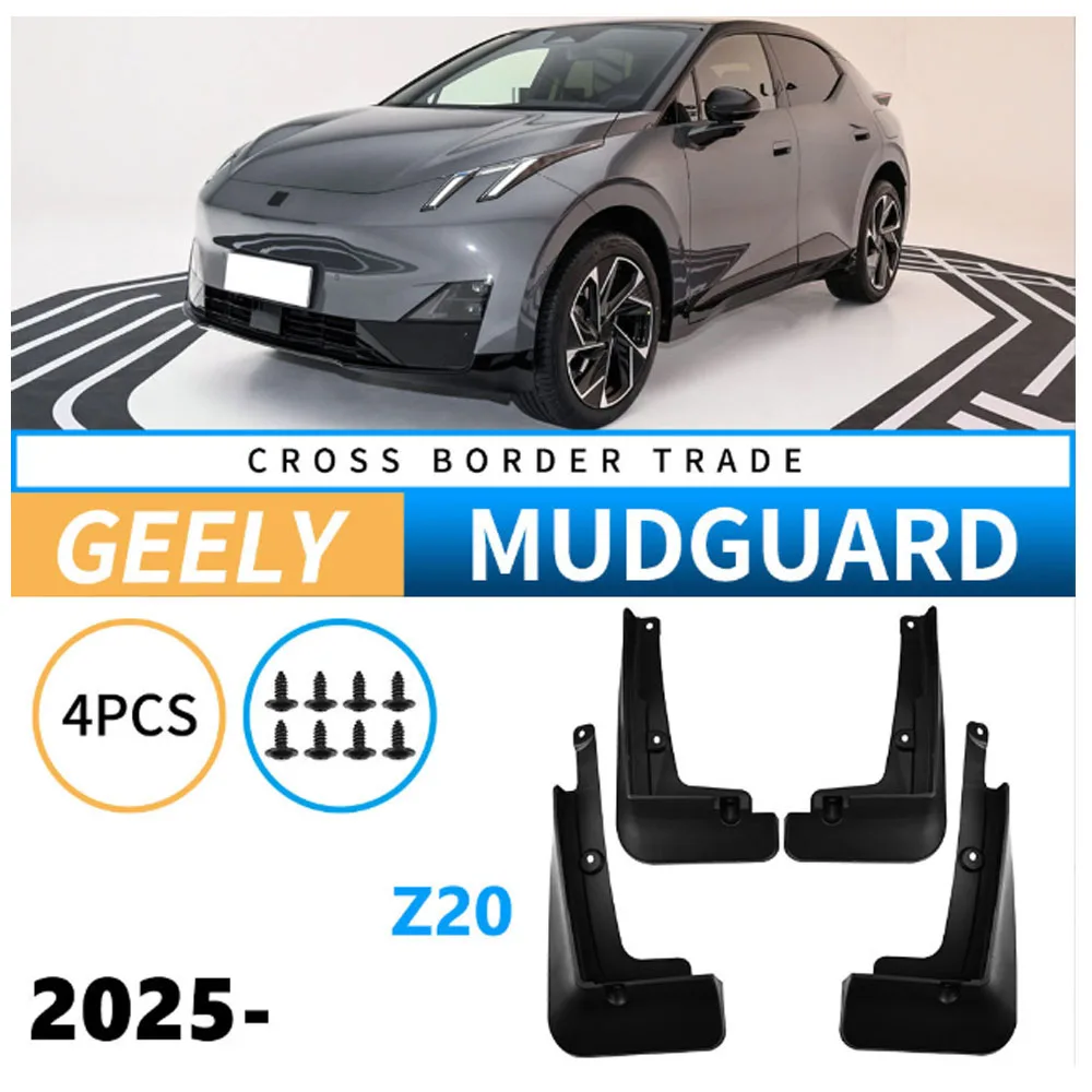 

Car Mudguards For LYNK&CO 02 Z20 ABS Mud Guards Fender Flare Mudflaps Exterior Parts Auto Accessories