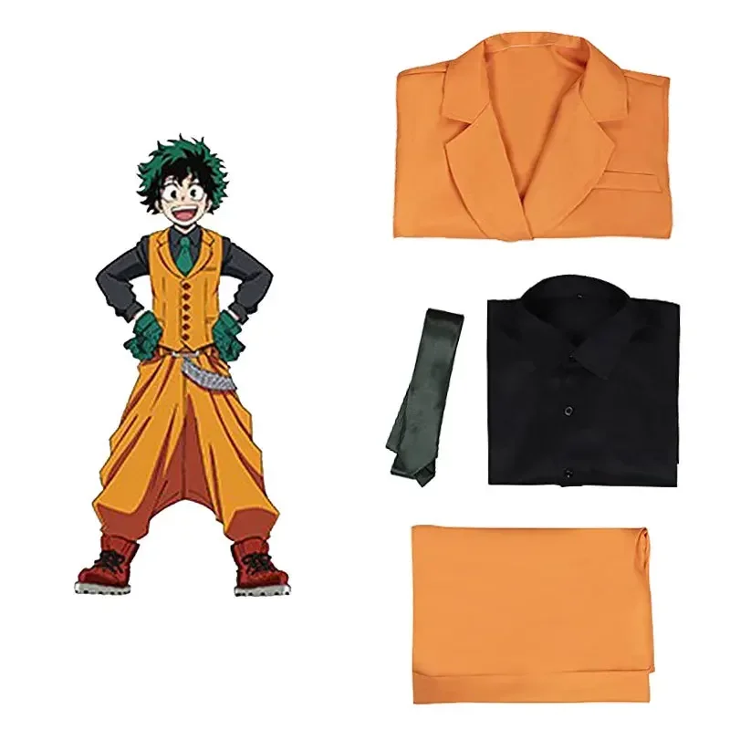 A Anime Academia My Hero Academia Cosplay Costume Midoriya Izuku Bakugou Katsuki Ochaco Uraraka School High School Student Unifo