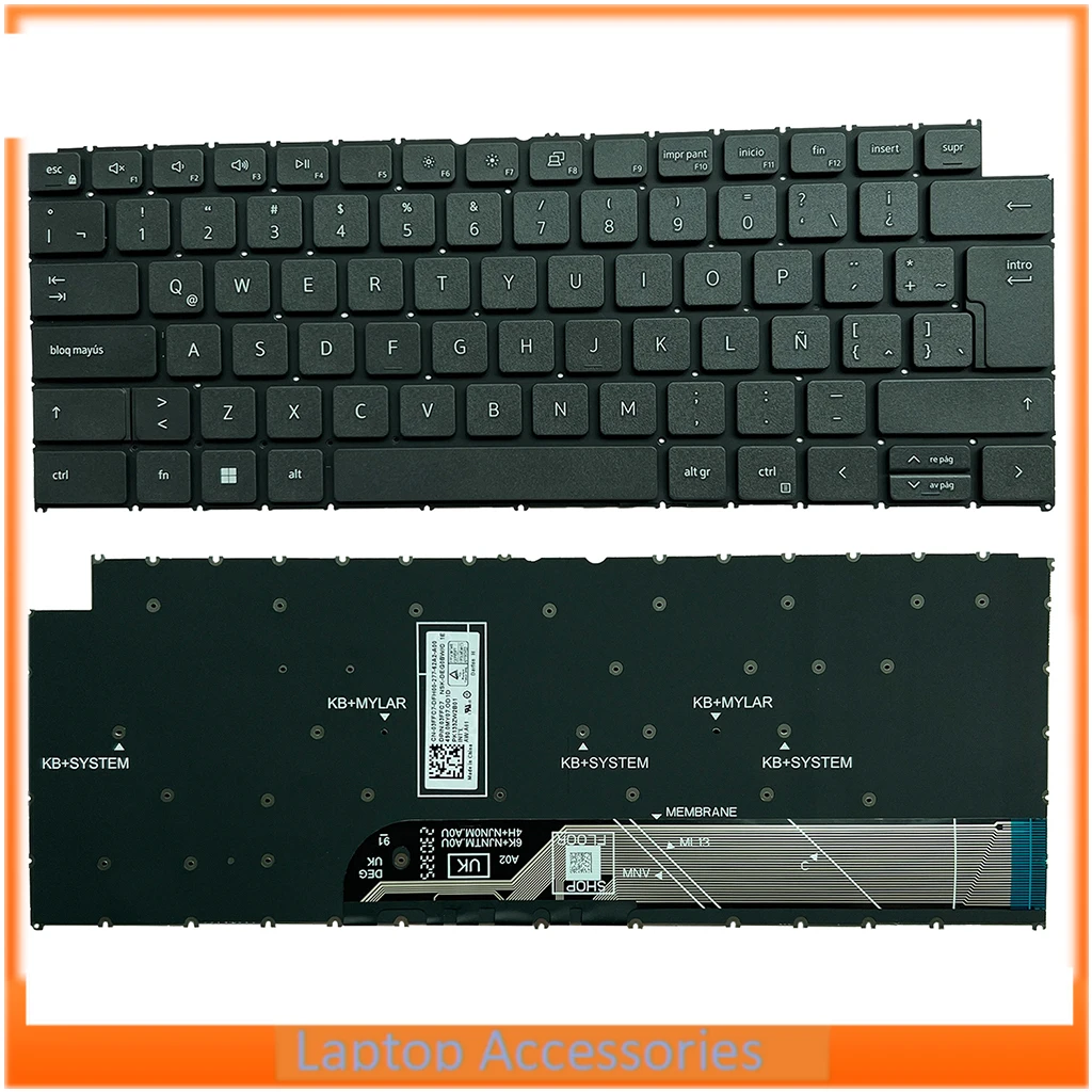 5310 Teclado latino para DELL Vostro 5310 5320 14 5410 P143G 5415 Inspiron 5410 2 en 1 7415 2 en 1 7420 2 en 1 P161G retroiluminado