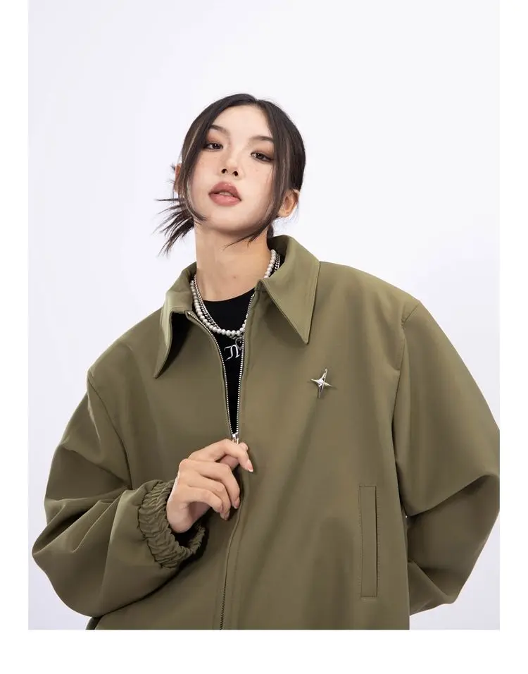 

Bomber Jackets Womens Jacket Winter Autumn Bohemian Gradient Rainbow Artistic Striped Fringed Chic Preppy Multi-Colored Outdoors