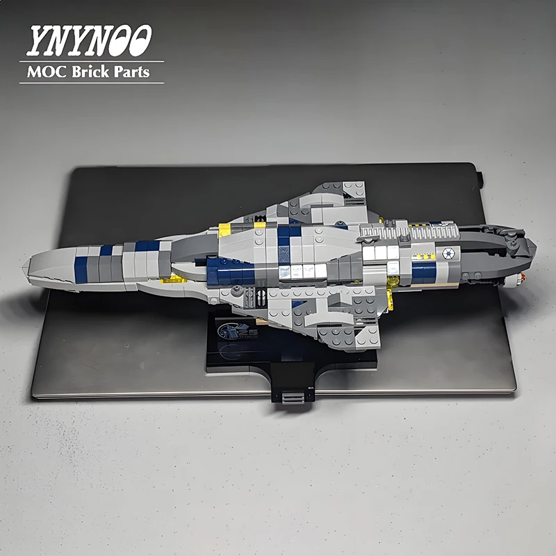 Novo moc mc80 liberty star cruiser conversão mon calamari navio de guerra blocos de construção kit diy tijolos montagem modelo brinquedo presentes