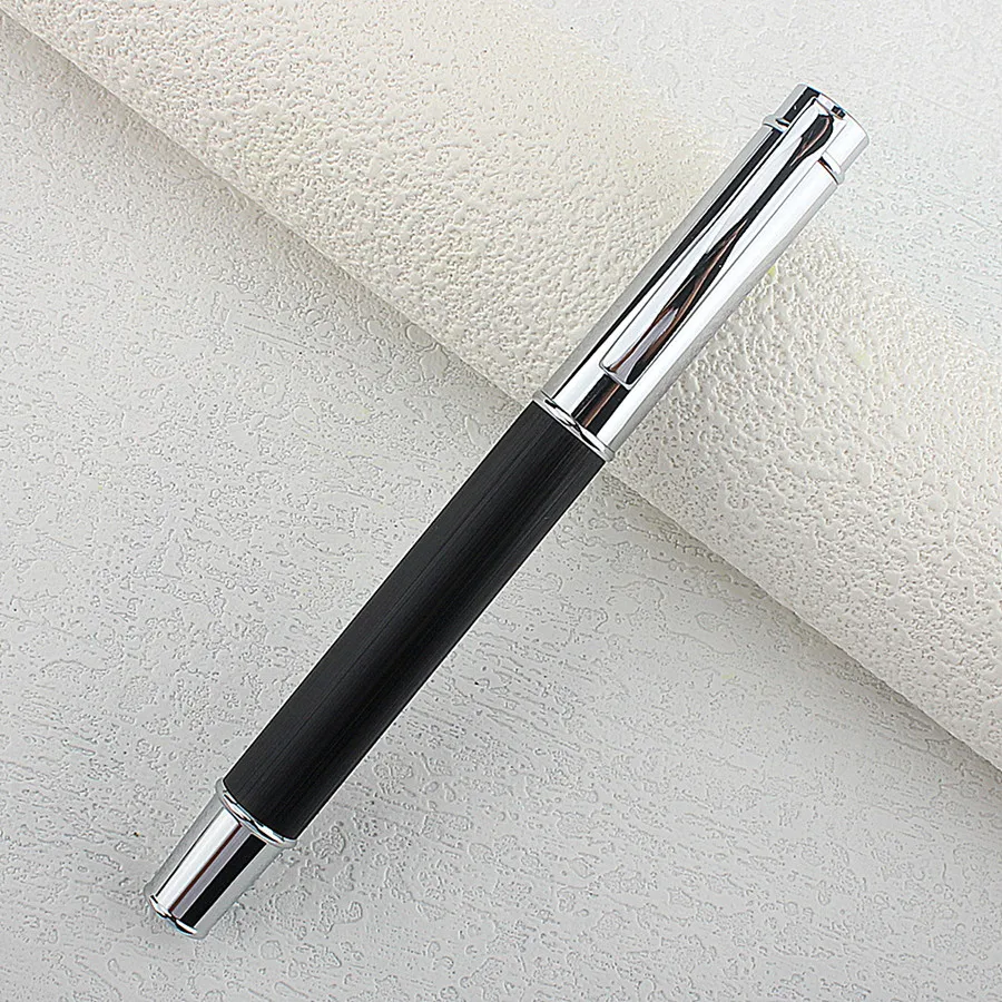 

High Quality wood and Metal Roller Ballpoint Pen Office Businessman Signature Writing Pen Gift