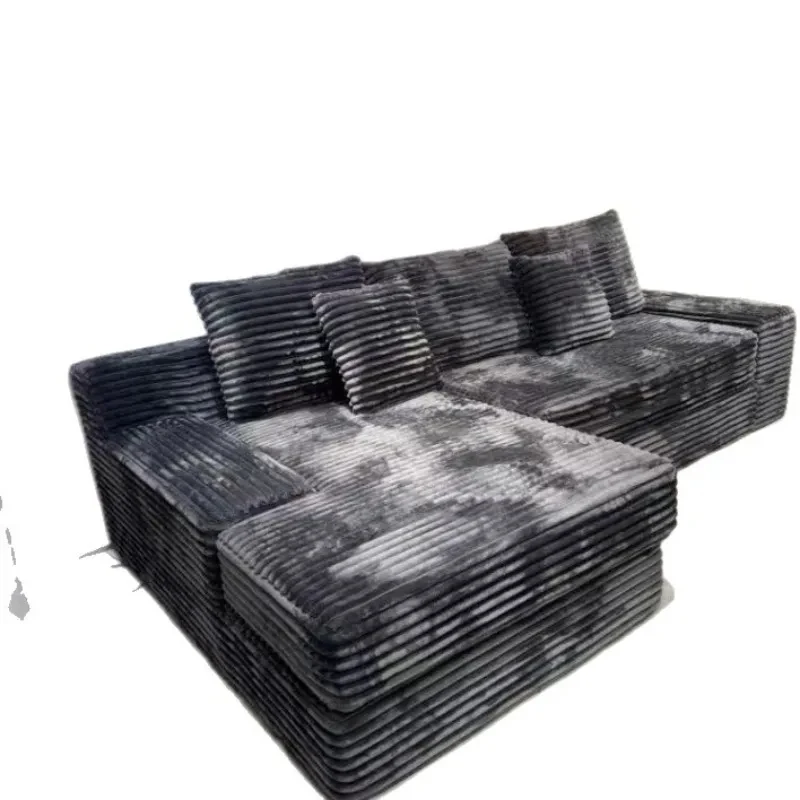 Hot Selling Full Sponge L Shape Compression Sofa Color Size Can Be Customized
