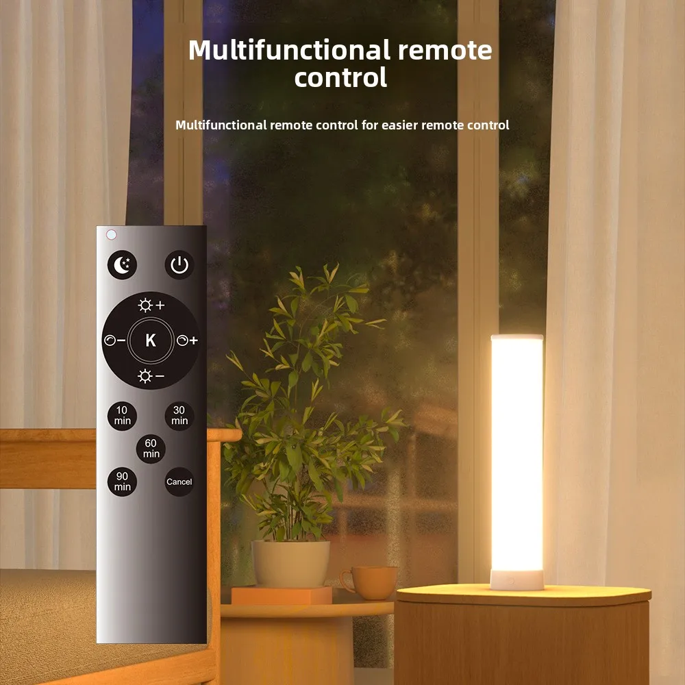UV-Free Natural Sun Light Night Light Three Color Temperature Adjustable 433 Remote Control Desk Bedside Atmosphere Lamp