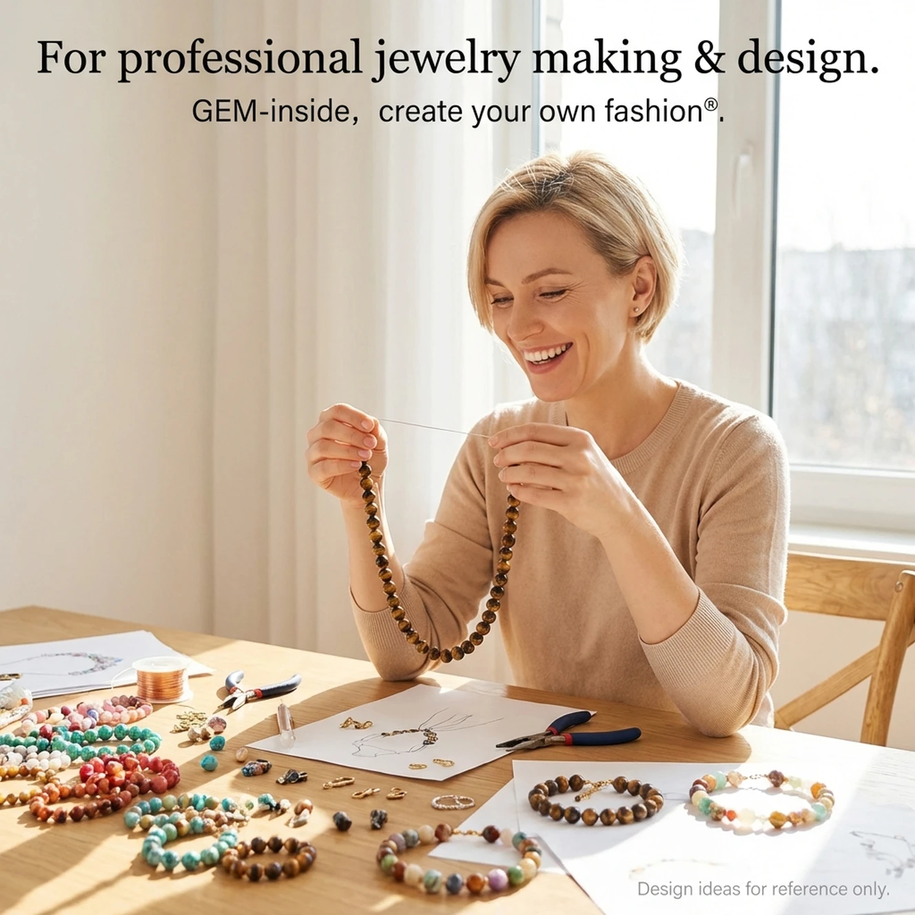 Natural Gem Stone Yellow Tiger\'s Eye Round Loose Beads For Jewelry Making Strand 15\