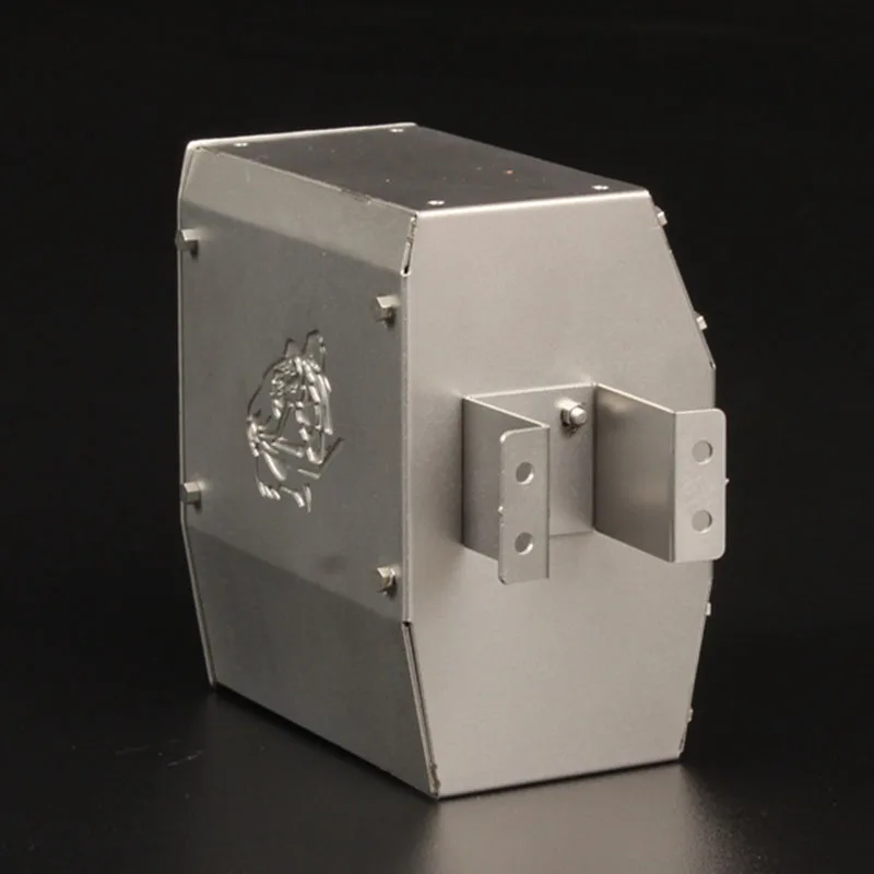 Maßstab 1:14 1 Stück Metall-Simulations-Auspuffbox für Tamiya RC Truck SCANIA 770S R620 VOLVO BENZ Arocs MAN TGX Autozubehör