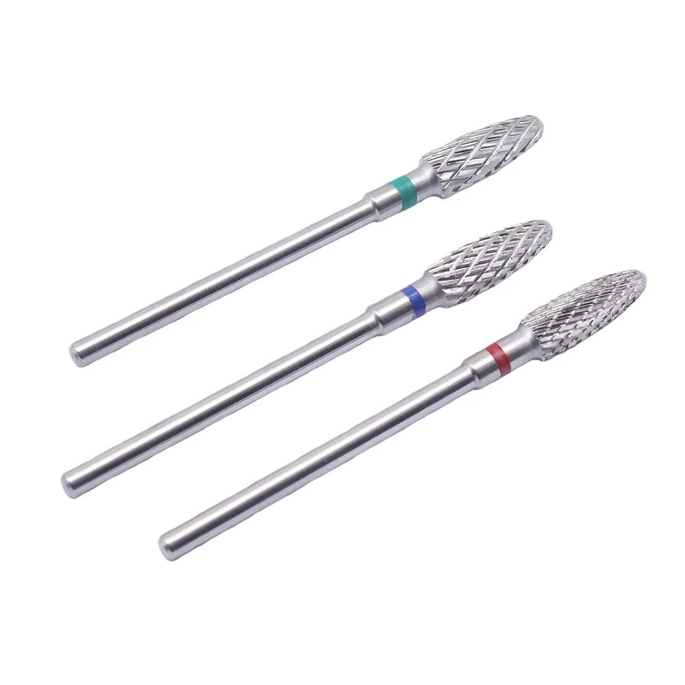 ดอกสว่านเจียร์เล็บอเนกประสงค์ 1 ชิ้น คาร์ไบด์ 2.35 มม. สำหรับเครื่องตะไบเล็บแบบหมุน อุปกรณ์เสริมสำหรับสว่านไฟฟ้า รุ่น H0413