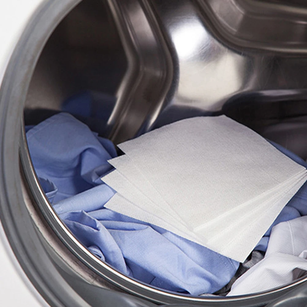 

24Pcs Color Absorption Sheets Laundry Paper for Dye Proof Washing Machine Use Anti-Color Bleeding Cloth Stain Protection