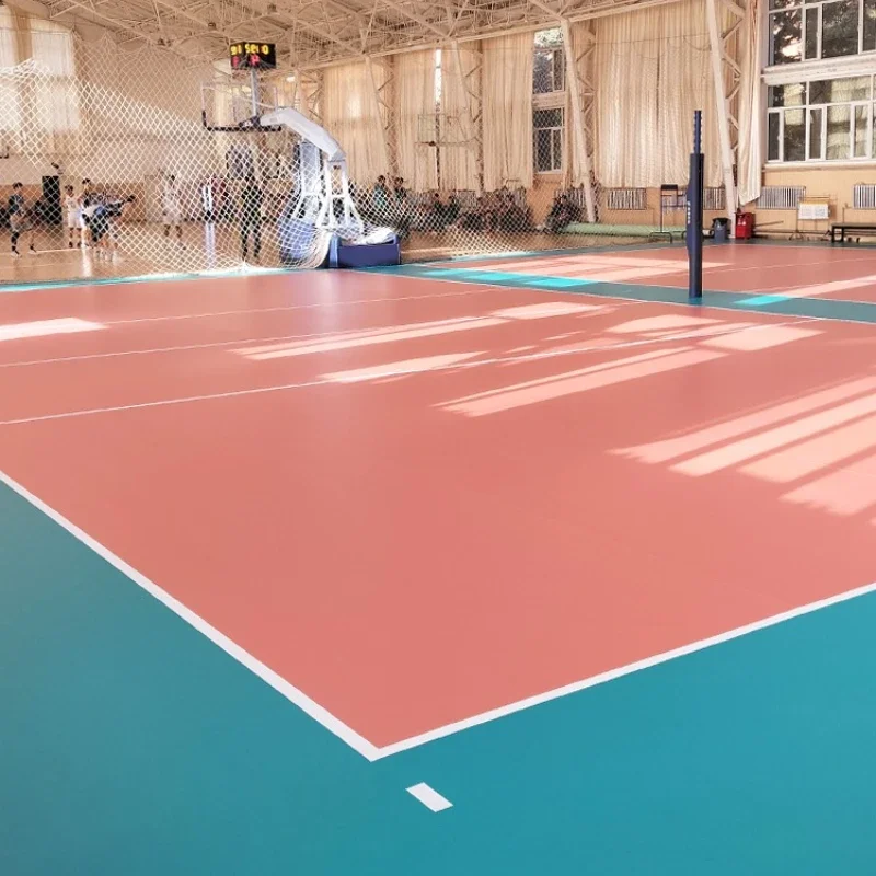 Volleyball badminton floor glue air volleyball indoor and outdoor professional floor mat wear-resistant and non-slip sports