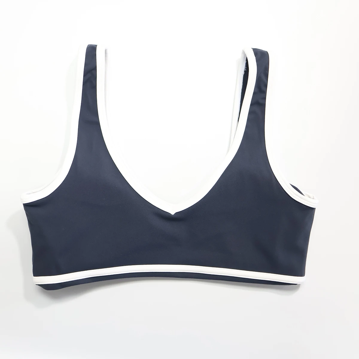 Neuer Sommer Damen V-Ausschnitt Yoga-BH Stoßfester Fitness-Sport-BH für Laufen Outdoor Casual Eng Anliegender Damen-BH – Detail 12