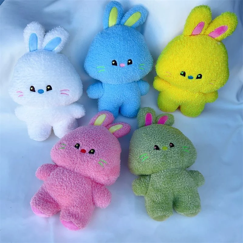 Kpop NewJeans Plush Toy Bunini Doll Minji Danielle Haerin Hyein Hanni Plushies Dolls Cute Cartoon Soft Anmial Pillows Fans Gifts