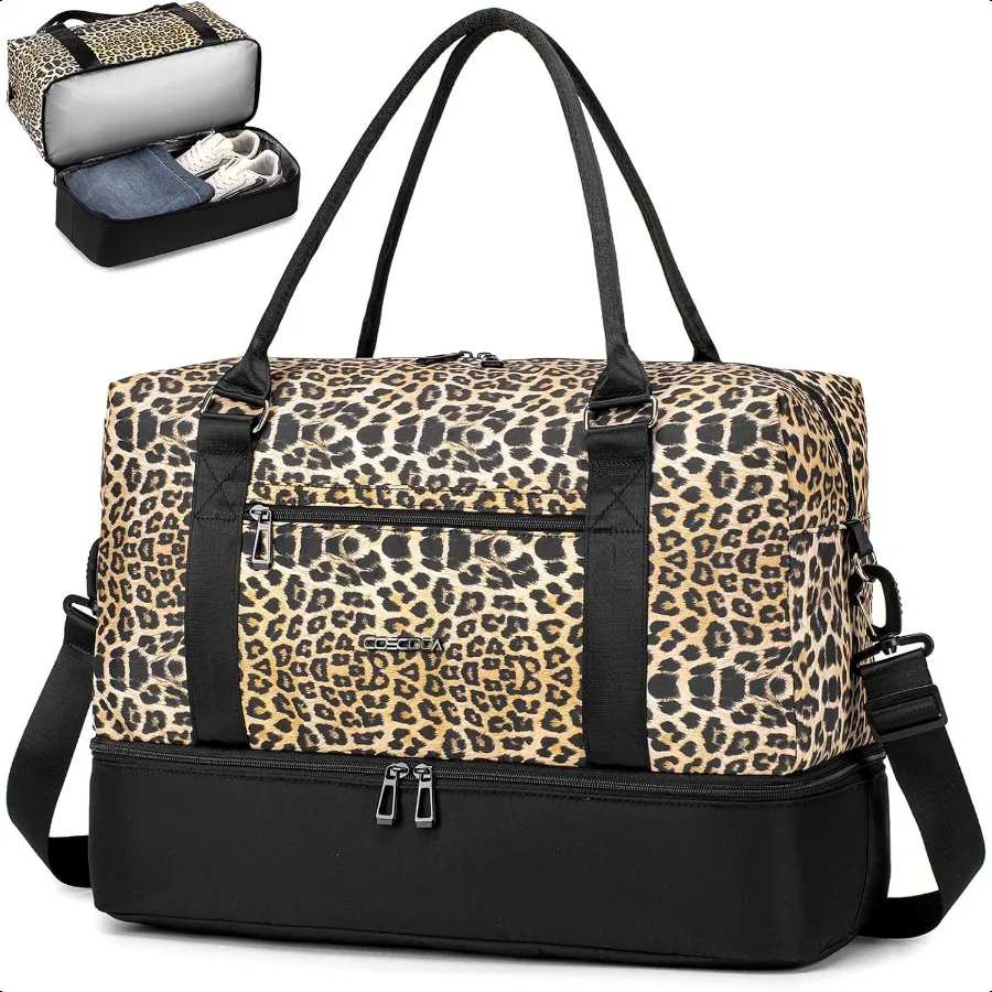

For Spirit Airlines Personal Item Bag 18x14x8 Underseat with Shoe CompartmentCarry On Weekender Overnight Tote Bag
