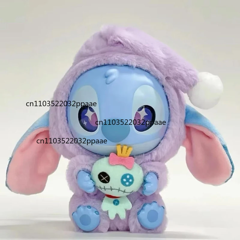 뜨거운 판매!! 스티치 블라인드 박스 가방 잠들기 전에 먹어보세요 시리즈 비닐 펜던트 귀여운 인형 미스터리 박스 푹신한 인형 서프라이즈 선물