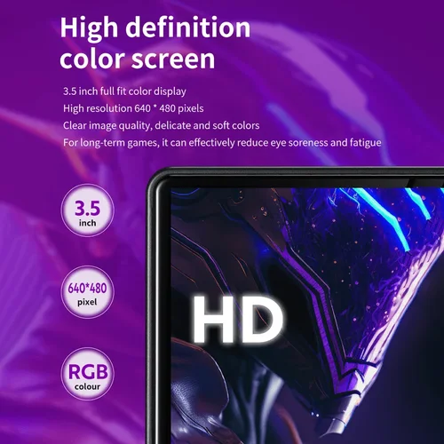 Imagen 2 del producto Consola de Juegos Retro Portátil R36S con Sistema Linux, Pantalla IPS HD 4K de 3.5 Pulgadas, 64 GB, 20000 Juegos