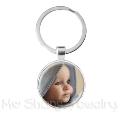 Personalizado personalizado chaveiro foto, mãe pai bebê crianças avô pais, presente personalizado para o aniversário da família