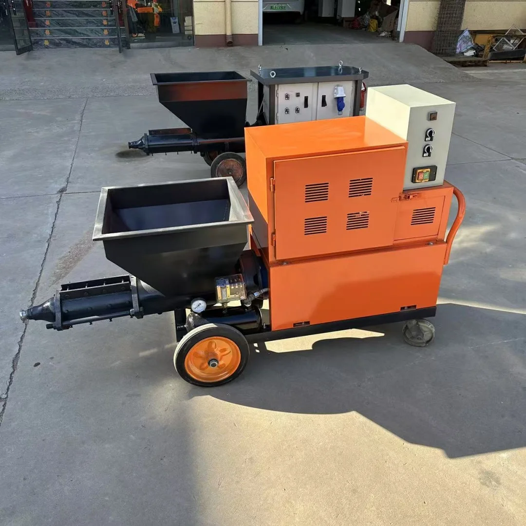 

Powerful Diesel Engine Concrete Mortar Sprayer Portable Cement Mortar Spraying Machine Suitable for Outdoor Works