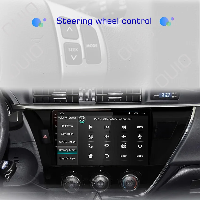 Android 15 2 Din Car Radio for Toyota Corolla Ralink 2014 - 2016 Multimedia Video Player Navigation MP5 Stereo Carplay Head Unit
