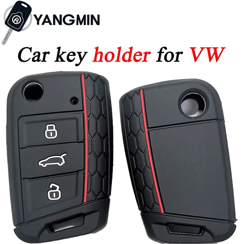 

key case cover For VW golf 7 GTI POLO T-Cross T-Roc touran Tiguan Skoda Octavia Rapid kodiaq Fabia Seat Ibiza leon Ateca Arona