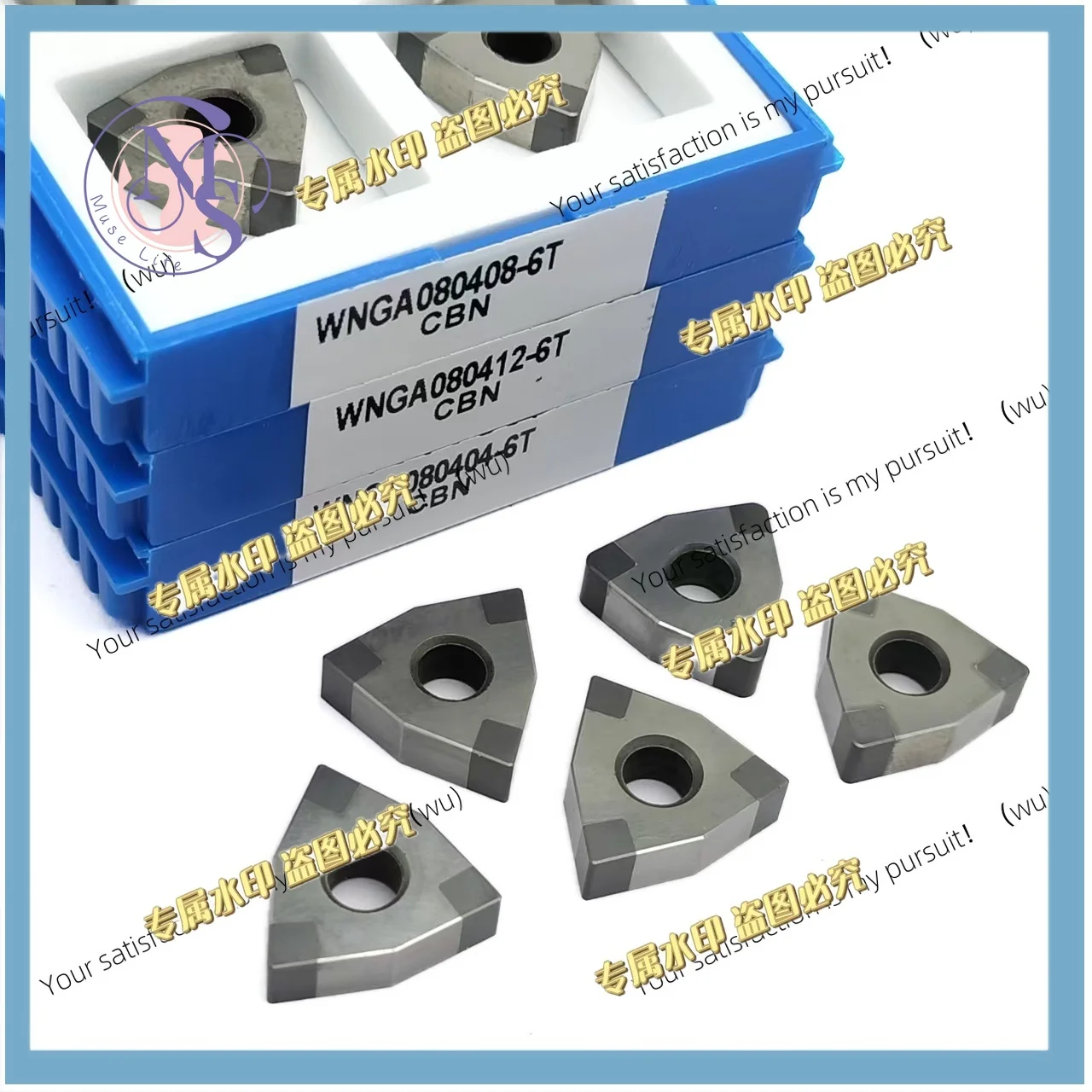 WNGA080404-6T WNGA080408-6T WNGA080412-6T CBN machining cast iron, cubic boron nitride, cutting inserts, WNGA 080404