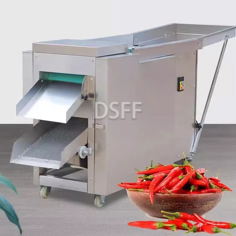 

Red Pepper Cutting Machine, Chili Seed Skin Separator, Dry Chili Seed Removal Machine