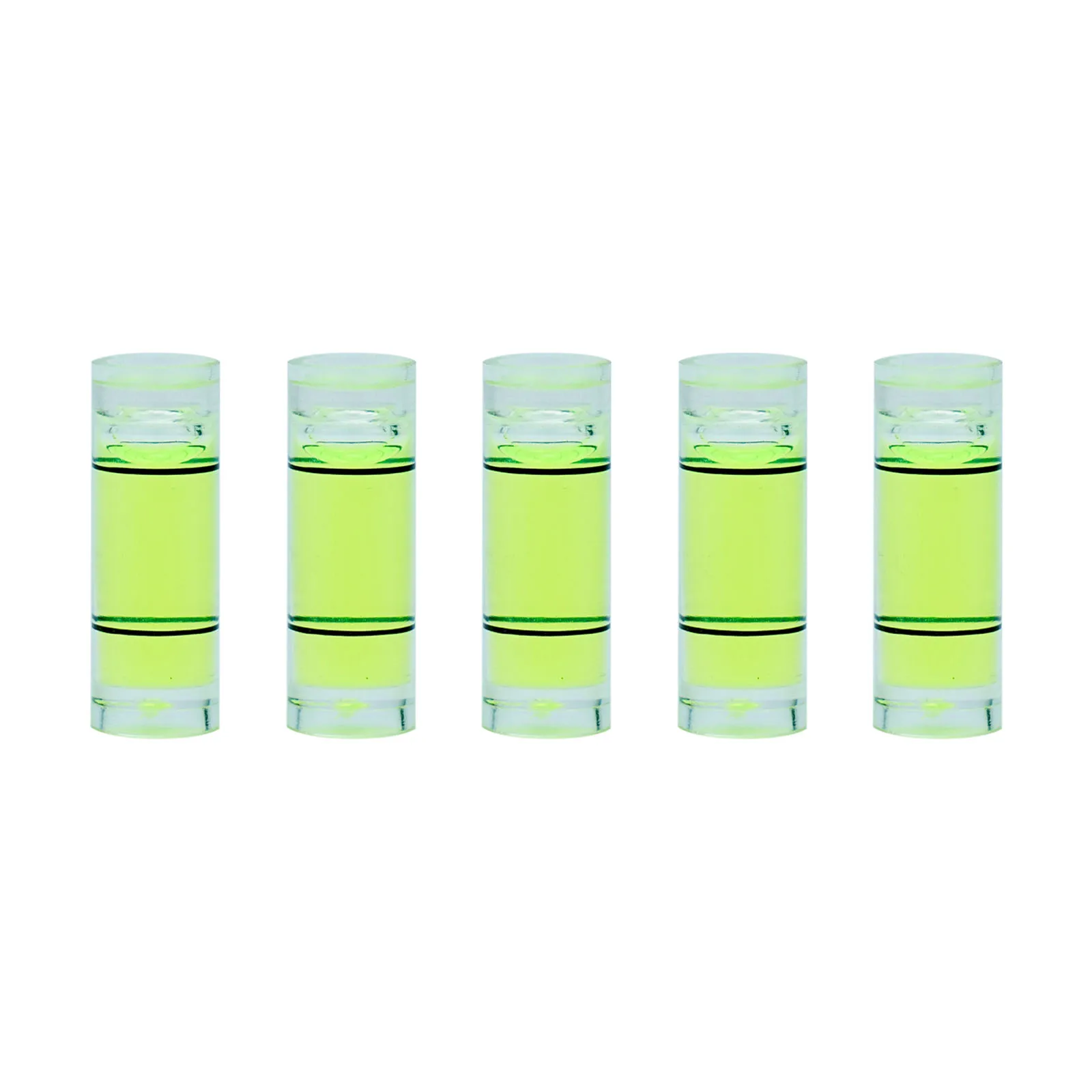 5pcs Bubble Leveler Mini Level-Mini Bubble Spirit Level Cylinder Level Precision Level  Horizontal Bead Level Measuring Tools