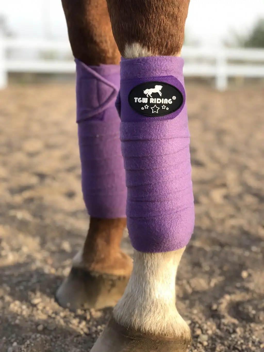 Paardenbeenbeschermers Paardensportuitrusting Fluwelen Verbanden Set Van Vier Meerkleurige Optionele Paardenbeenbeschermers