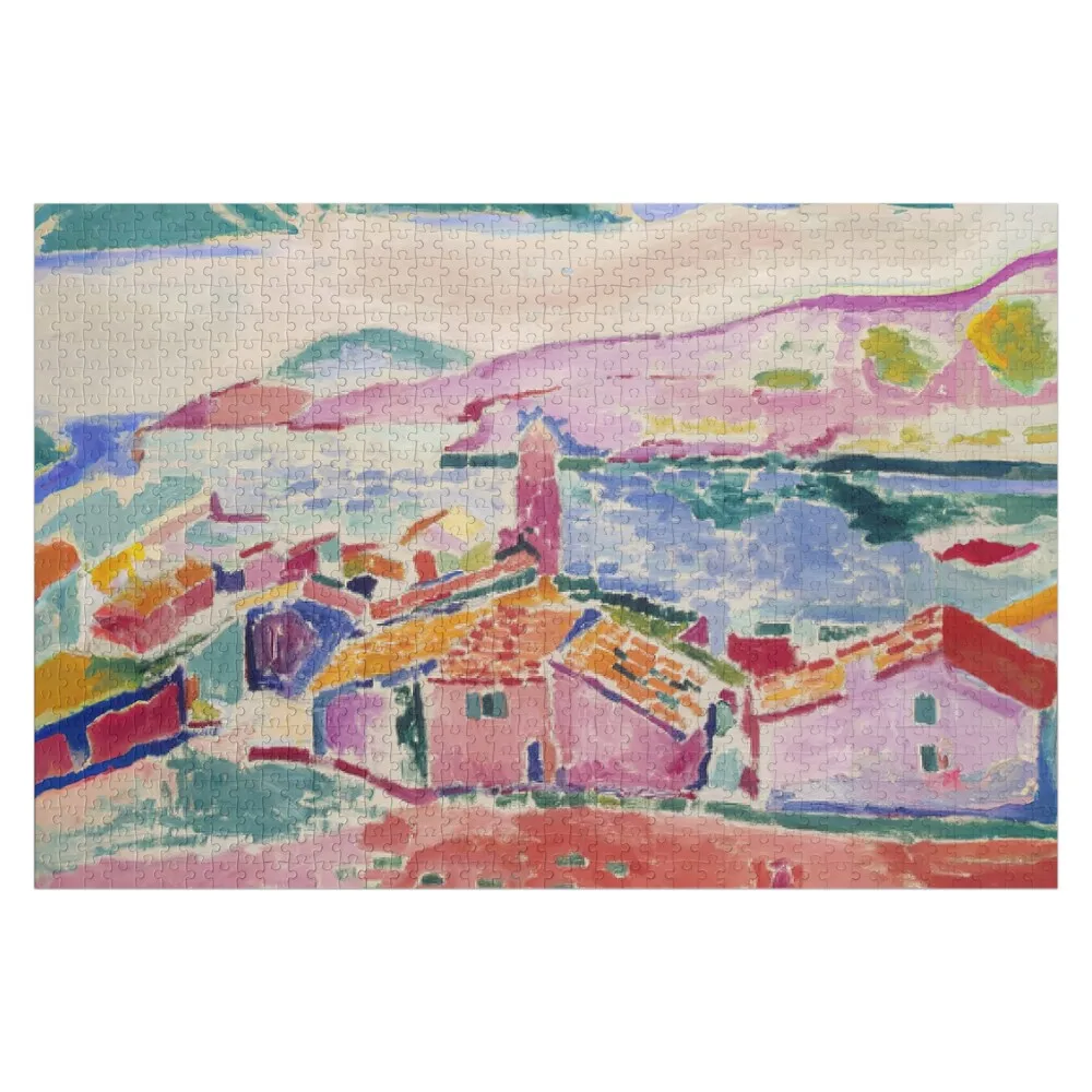 

Matisse Les toits de Collioure Jigsaw Puzzle Wooden Boxes Personalized Wooden Name Personalized Baby Toy Puzzle