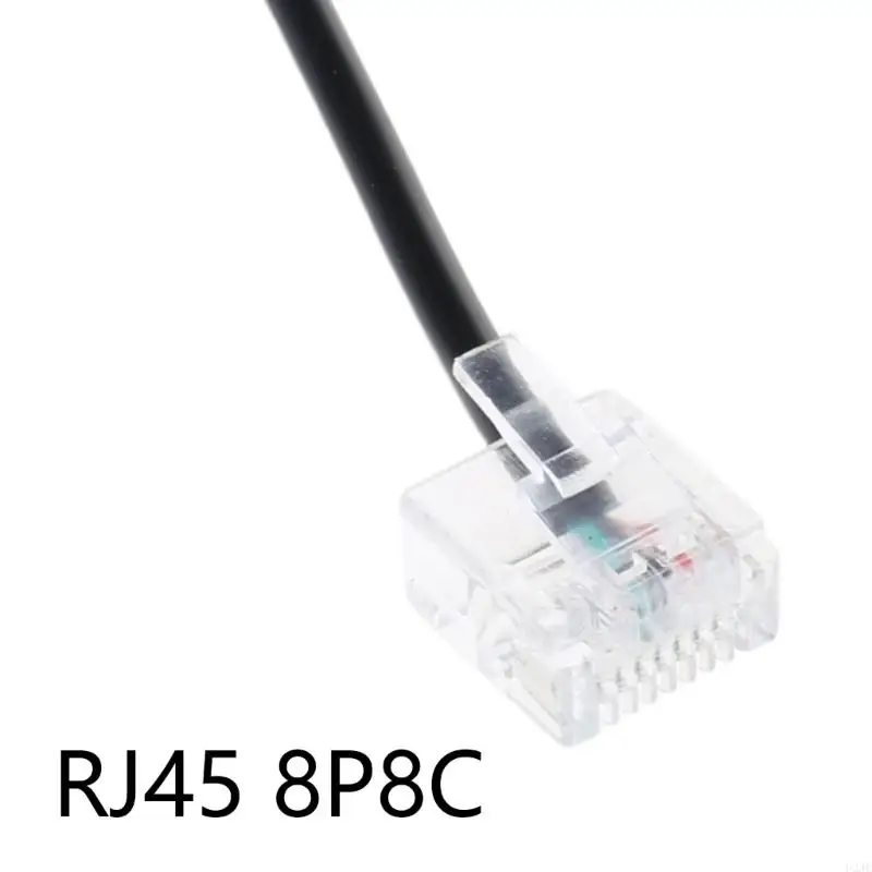 U2JE RJ45 To RJ11 Adapter Cord, Ethernet RJ45 Male To Telephone RJ11 Female Converter For Telecommunication Networking Cable