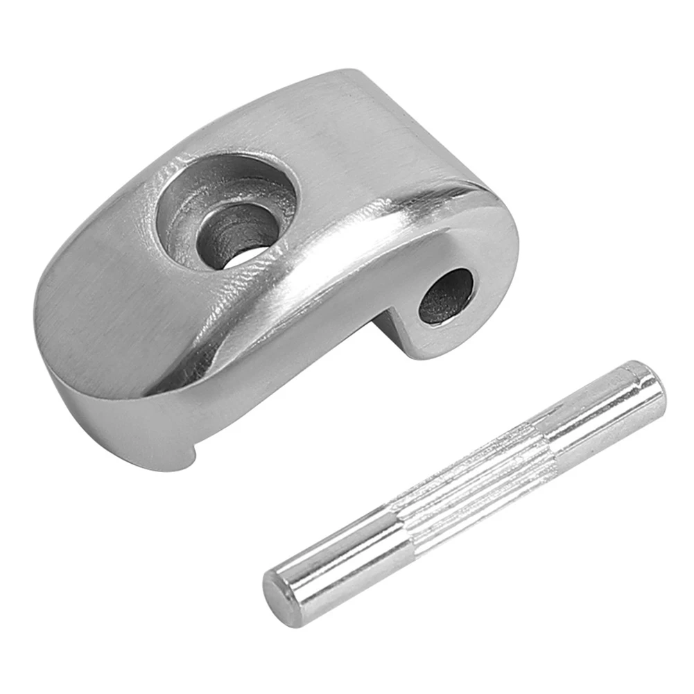 1pcFront Folding Hook Lock Steel Buckle Latch With 1 Pin For Xiaomi For M365 Pro Electric Scooter Stainless Steel Hook Lock