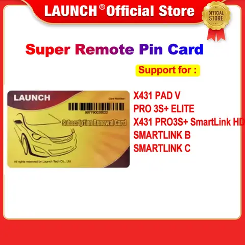 LAUNCH X431 Super Remote Software Diagnostic Activation for PAD V/PRO3S+ ELITE/X431 PRO3S+ SmartLink HD/SmartLink B C V2.0