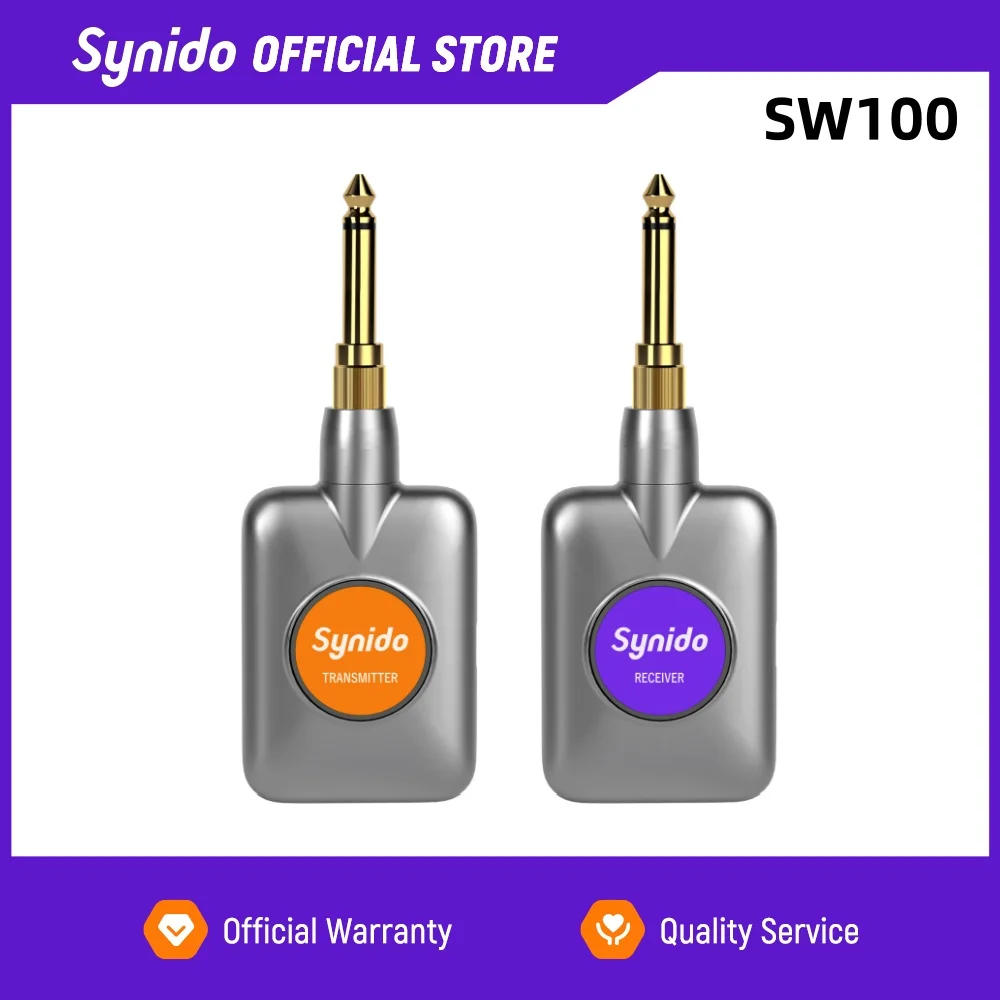 synido-sw100-wireless-transmitter-receiver-for-musical-instrumentsbluetooth-connection-low-latency-lossless-transmission