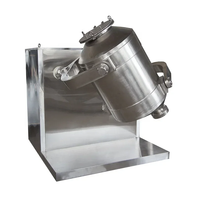 

Three Dimensional Powder Granules Mixer 3d Rotating Drum Powder Blender Mixer Manufacturer