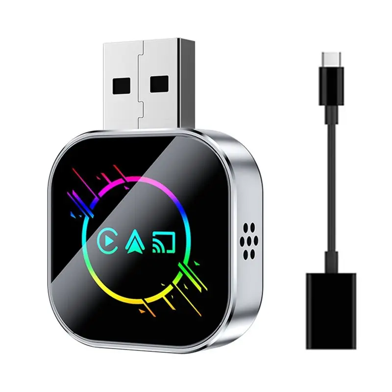 

USB-адаптер CJSD 3-в-1: беспроводной CarPlay, Smart Mirror Link, Android Auto. Преобразует проводной CarPlay в беспроводной.