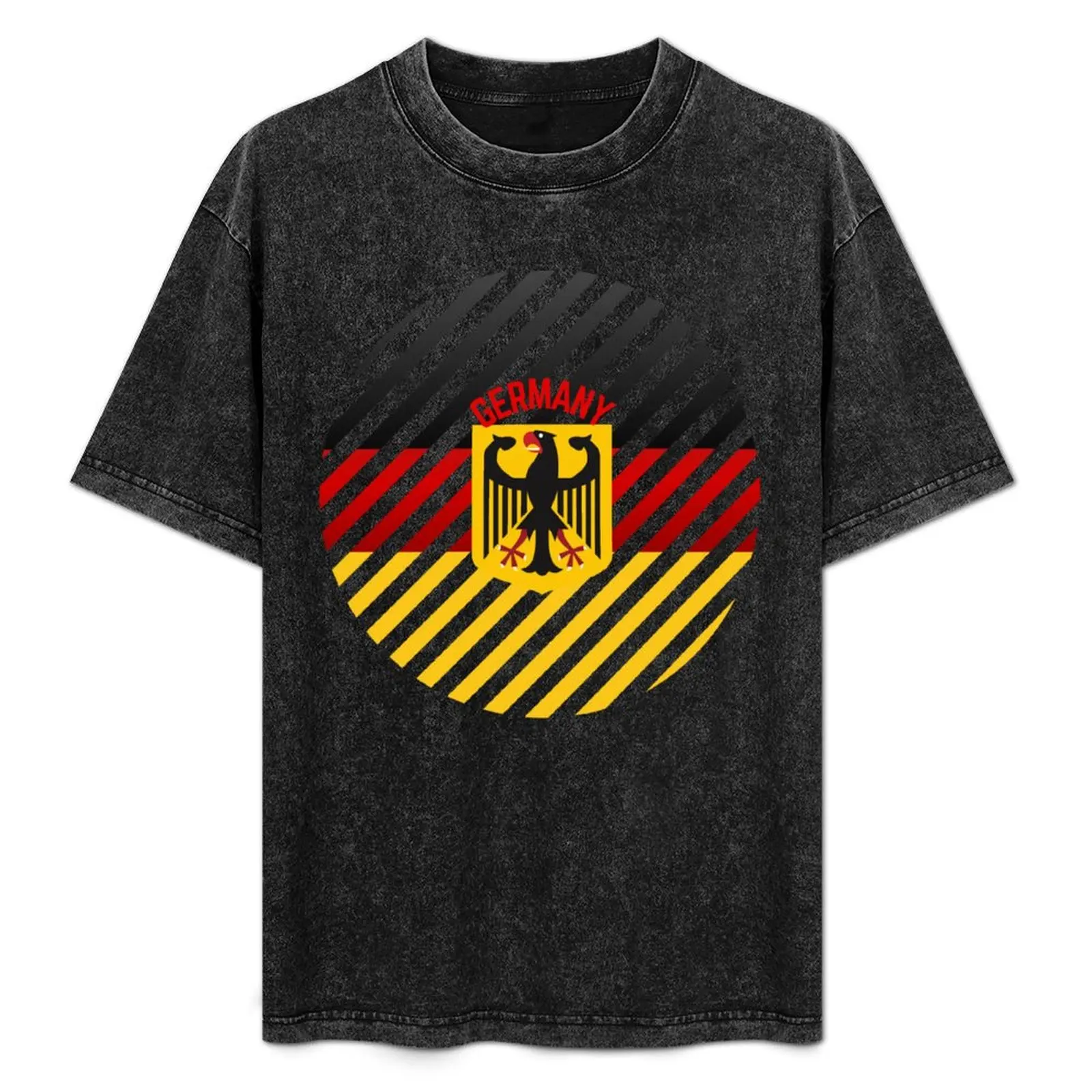 

German Pride | Germany (White) T-Shirt Soft Touch Basic Cotton T-Shirt