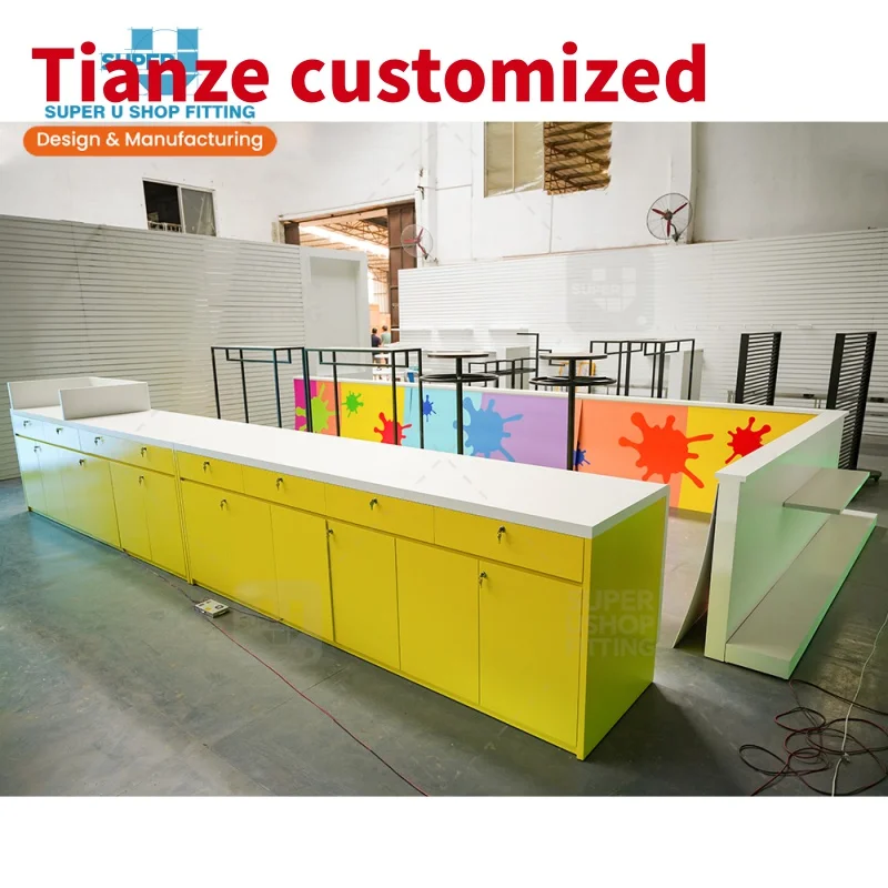 

(customized)Children Stationary Interior Design Toy Display Furniture Toy Display Counter Display Kids Toys C