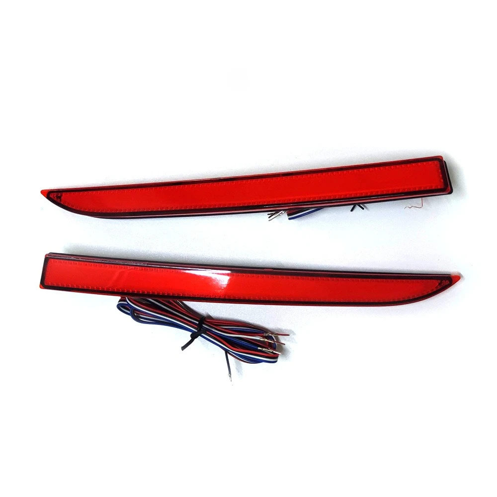 

Для Perodua Myvi 1.5 Malaysia 2 шт. автомобильный отражатель заднего бампера DRL динамический указатель поворота стоп-сигнал 12 В задний противотуманный фонарь