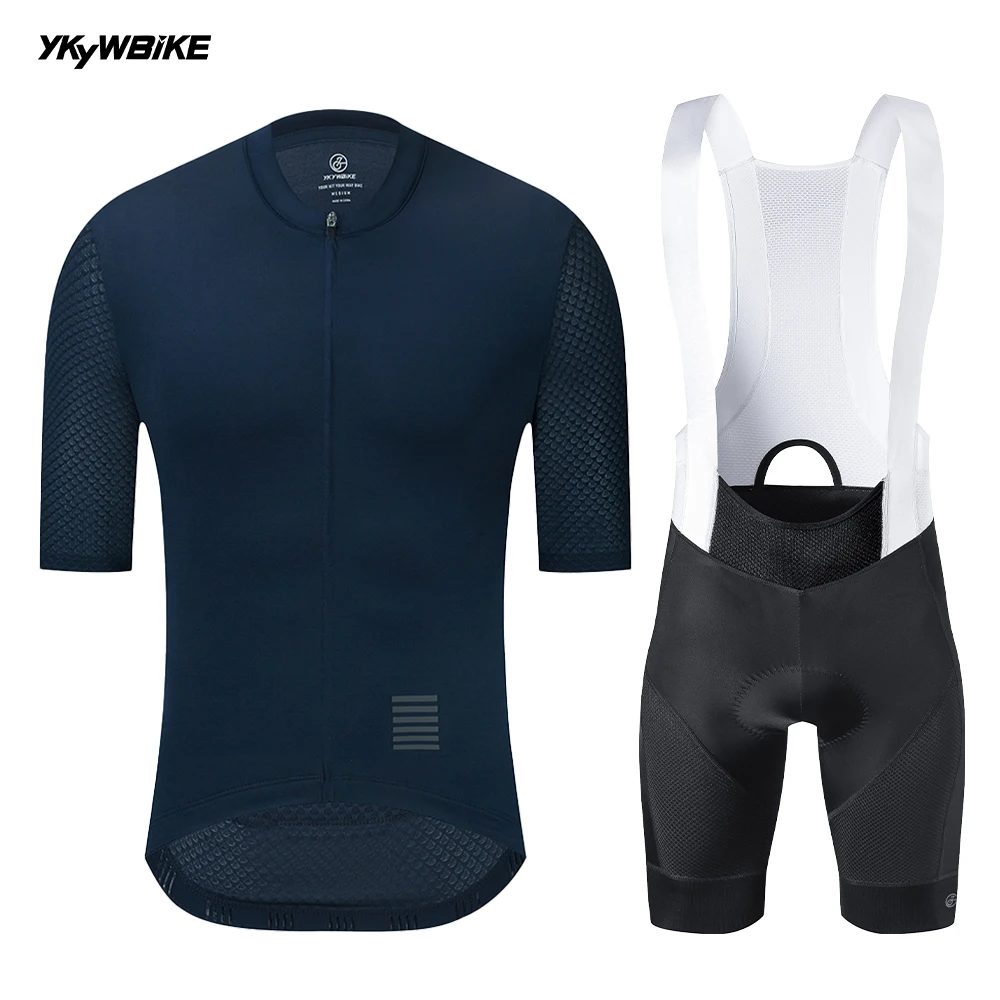 Ykywbike Heren Wielerset Zomer Fietsshirt Kits Racefiets Kleding Fietskleding Rijden Maillot Fietskleding - afbeelding 1