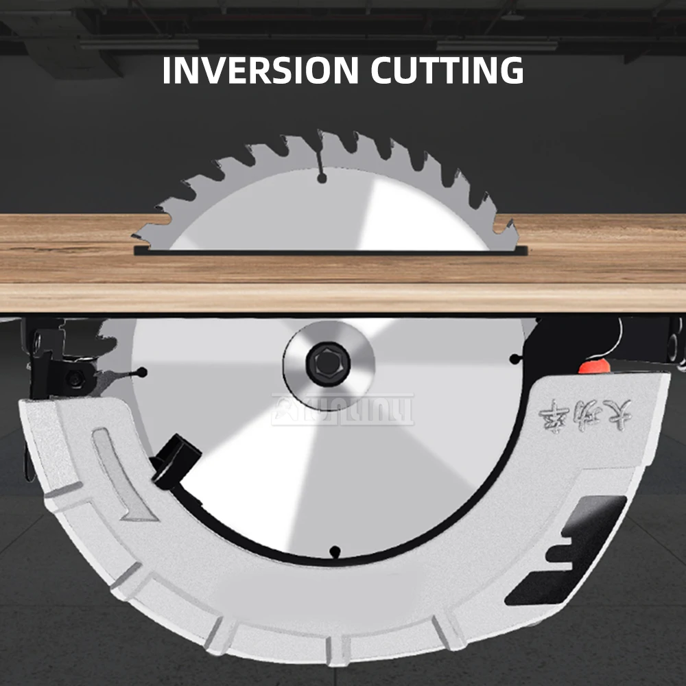 Multi-Function Handheld Electric Saw,Circular Saw, Home Table Saw Woodworking Inverted Circular Saw Cutting Machine, Handheld