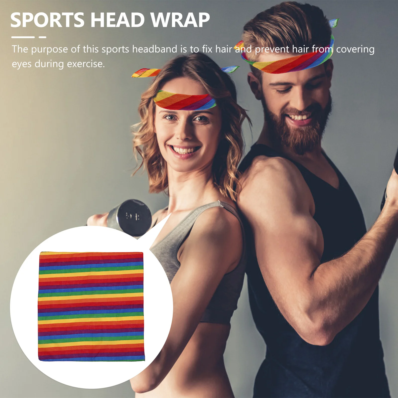 

4Pcs Durable Fabric Headbands Charming Sporty Hair Bands for Running Yoga Fitness Accessories Yoga Headband Elastic Sweatbands