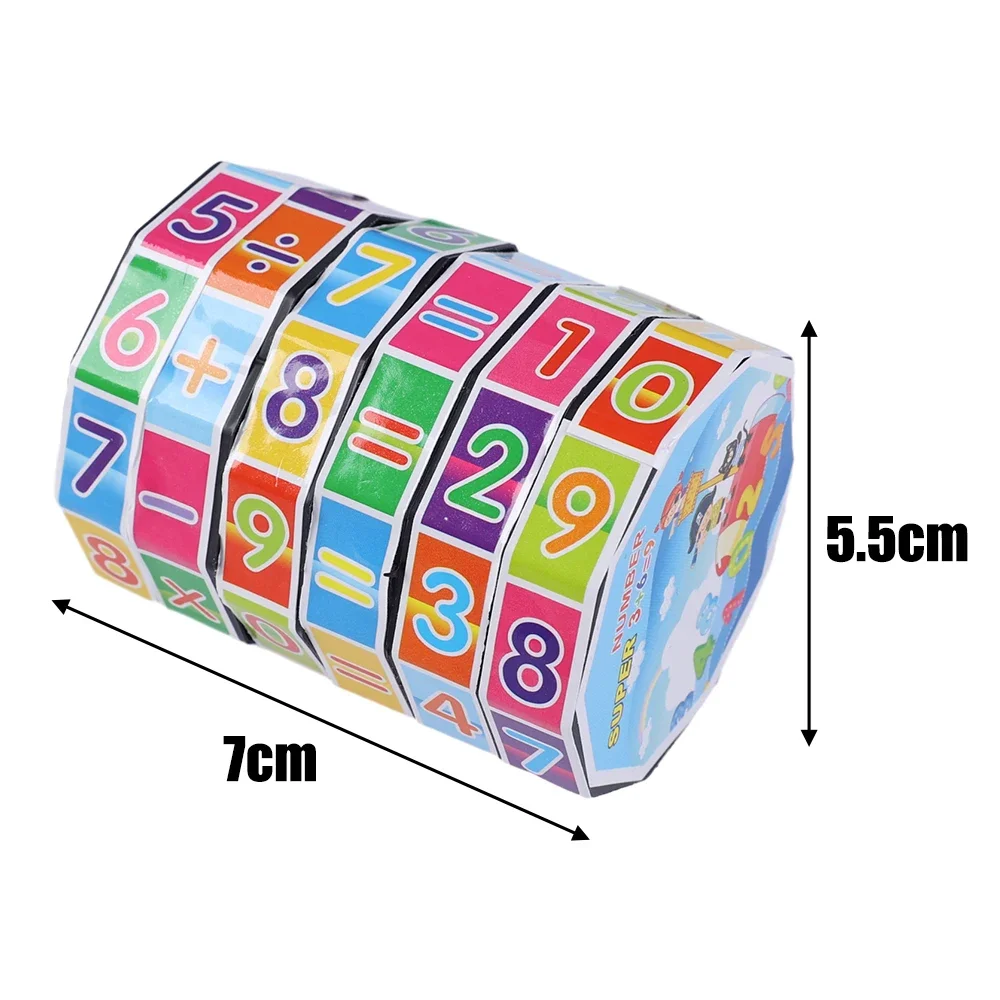 5PCS Arithmetic Cube Kids Educational Toys Number Arithmetic Teaching Parent-child Toy Detachable Cube Kindergarten Baby Gift