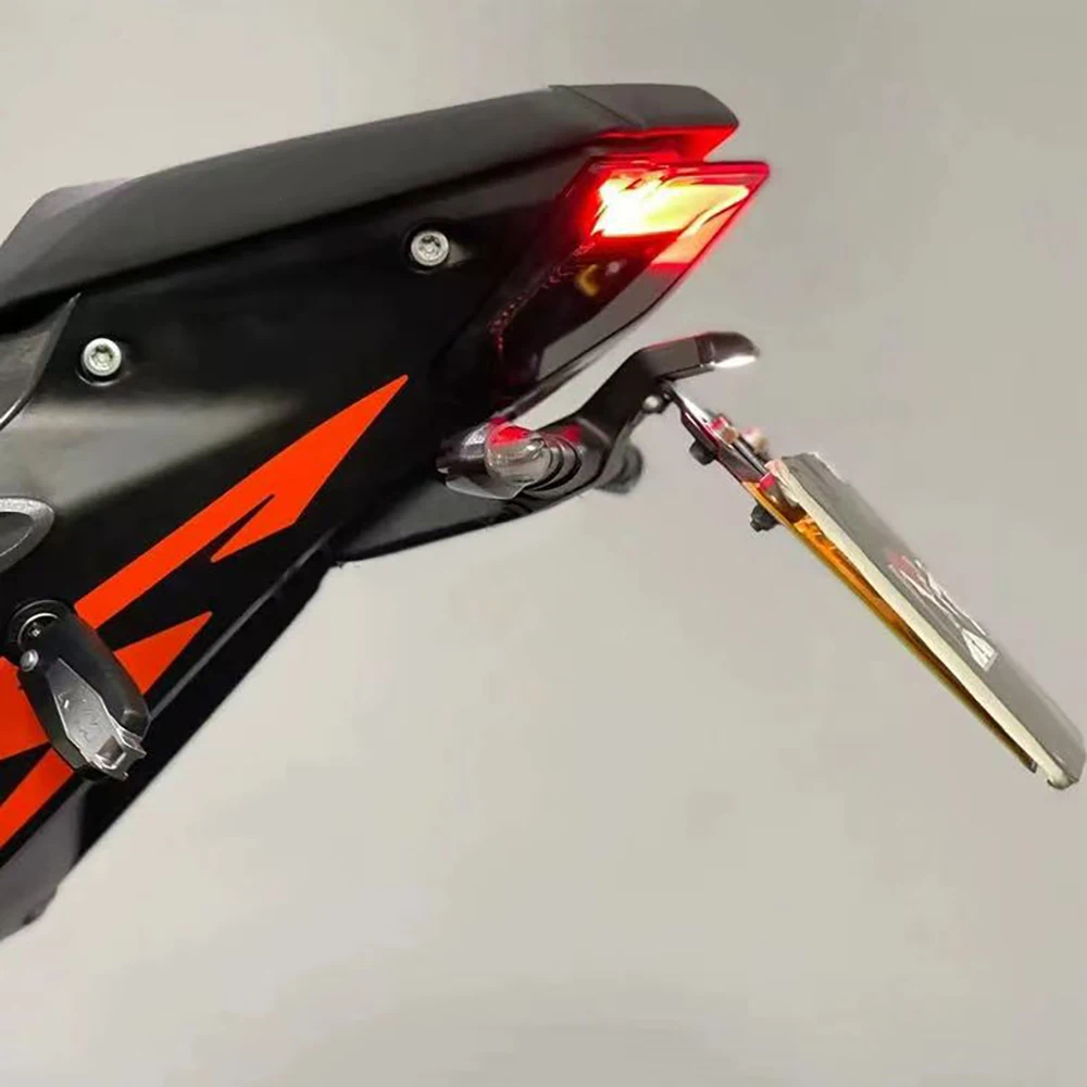 دراجة نارية لوحة ترخيص حامل الذيل مزيل تعديل الصلب الملحقات لسوبر ديوك 1290 R 2020-2024