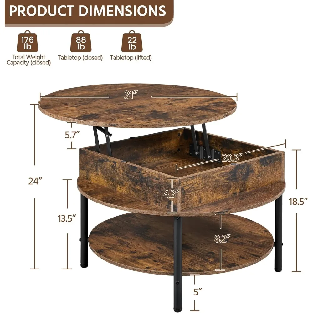 Thumbnail 2 - #3 Latest Lift Top Coffee Tables Offers