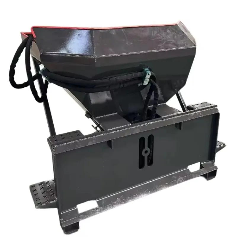 Reliable Machine Heavy Duty Street Deicing Salt Spreading Machine Remote Control Hydraulic System Safe Winter Work