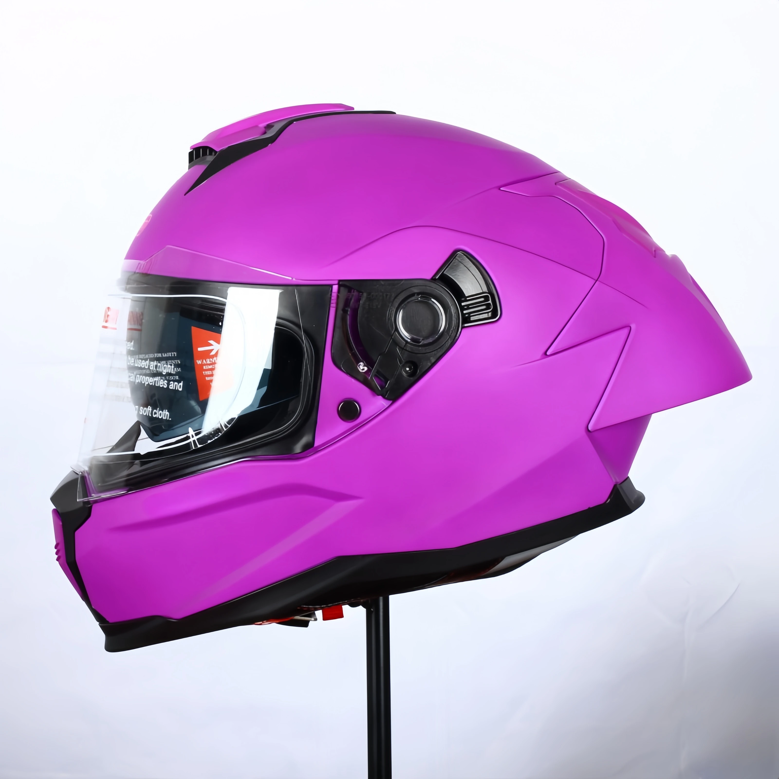 

STLF ZoomLon New ECE 2206 Approved Doul Visor ABS Big Spoiler Ventilated and Breathable Full Face Motorcycle Helmets
